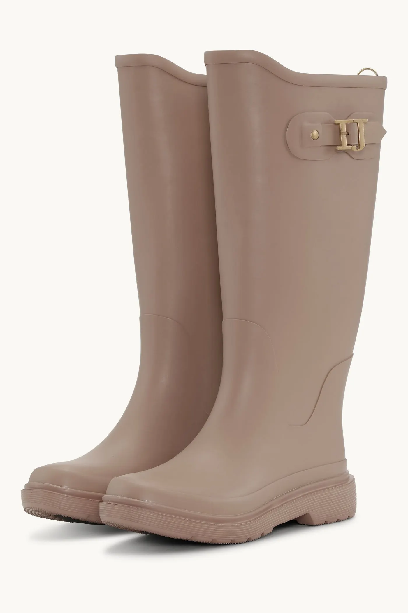 Ilse Jacobsen long rubber boots in adobe rose